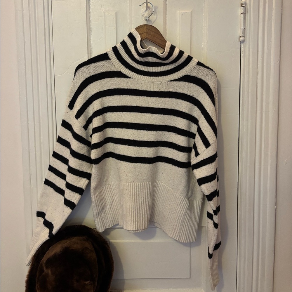 oversized cowl neck sweater